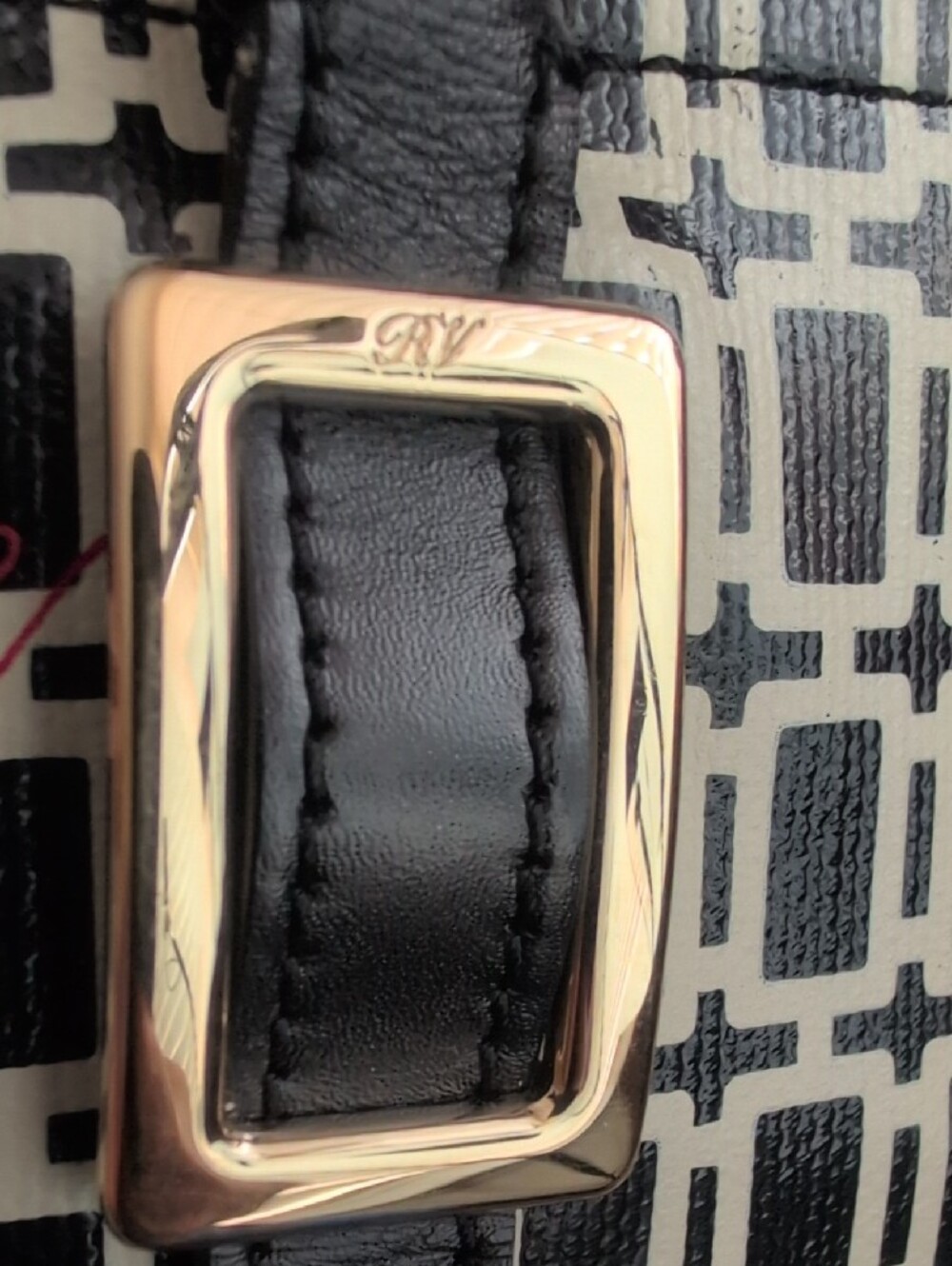 Roger Vivier Coated Canvas and Leather Shopper Tote - Picture 14 of 16